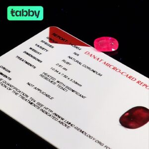 Genuine Ruby ياقوت بورمي🔬مع شهادة الفحص