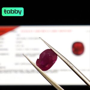 Genuine Ruby ياقوت بورمي🔬مع شهادة الفحص